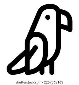Makaw-Vektorsymbol-Illustrationsgerät
