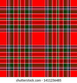 MacBean Modern Tartan. Seamless pattern for fabric, kilts, skirts, plaids