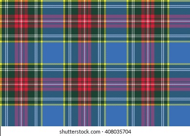 macbeth tartan kilt fabric textile check pattern seamless .Vector illustration. EPS 10. No transparency. No gradients.