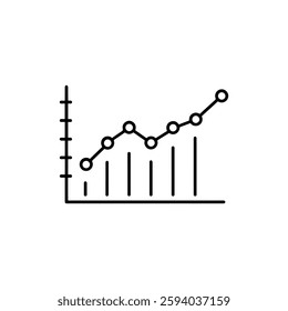 MACD Trading Icon – Financial Market Indicator for Stock Analysis, Forex Trading, and Investment Strategies