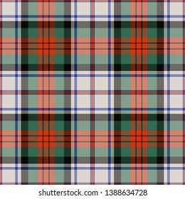 MacDuff Dress Ancient Tartan. Tartan imitation for prints on fabric and clothing, interior decoration, Scottish-style websites. Seamless pattern.