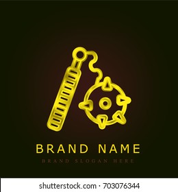 Mace golden metallic logo