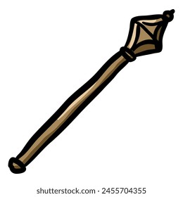 Icono de garabato dibujado a mano Mace