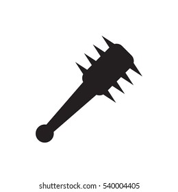 mace icon illustration isolated vector sign symbol
