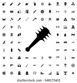 mace icon illustration isolated vector sign symbol