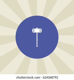 mace icon. sign design. background