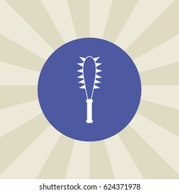 mace icon. sign design. background
