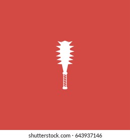mace icon. sign design. red background