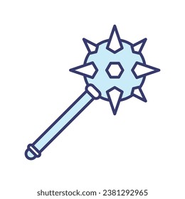 Mace icon vector on trendy design