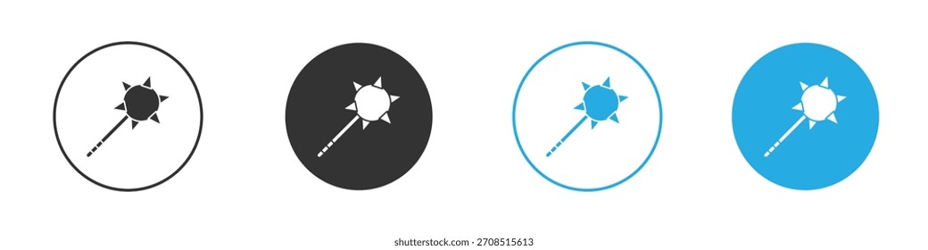 Icono de maza para el Web, móvil.Ilustración vectorial