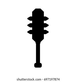 Mace silhouette icon