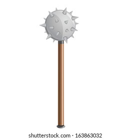 mace, vector illustration