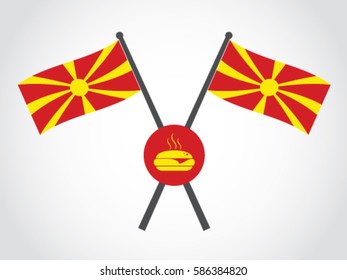 Macedonia Emblem Hamburger