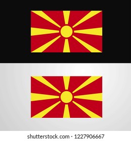 Macedonia Flag banner design