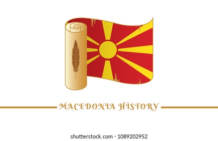 macedonia flag and macedonia history
