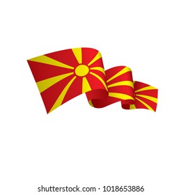 Macedonia flag, vector illustration