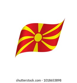 Macedonia flag, vector illustration