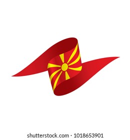 Macedonia flag, vector illustration
