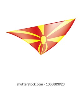 Macedonia flag, vector illustration