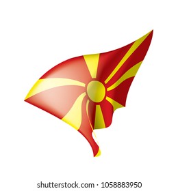 Macedonia flag, vector illustration