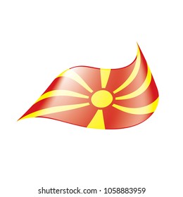 Macedonia flag, vector illustration