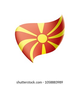 Macedonia flag, vector illustration