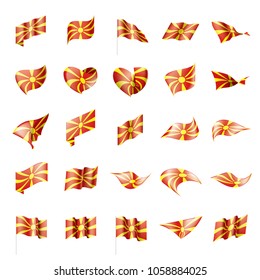 Macedonia flag, vector illustration