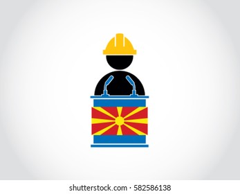 Macedonia Podium Speech Labor