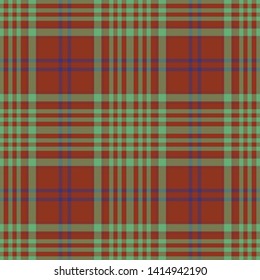 MacGillivray Hunting Ancient Tartan. Seamless pattern for fabric, kilts, skirts, plaids