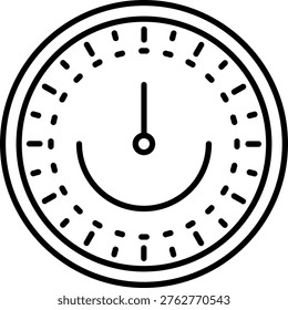 Mach Meter Illustration vector Icon Design