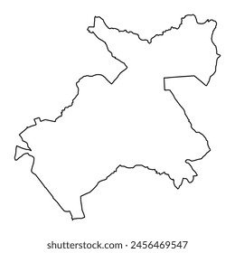 Machakos County map, administrative division of Kenya. Vector illustration.