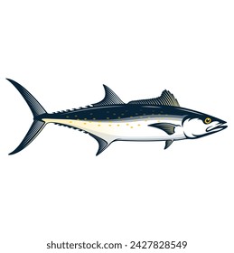 macharell fish vector for fishing logo company