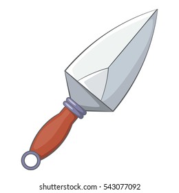 Machete icon. Cartoon illustration of machete vector icon for web design
