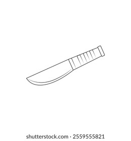 Machete icon flat style isolated. Vector