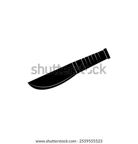 Machete icon flat style isolated. Vector