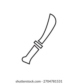 Icono de machete Ilustración Elemento Diseño