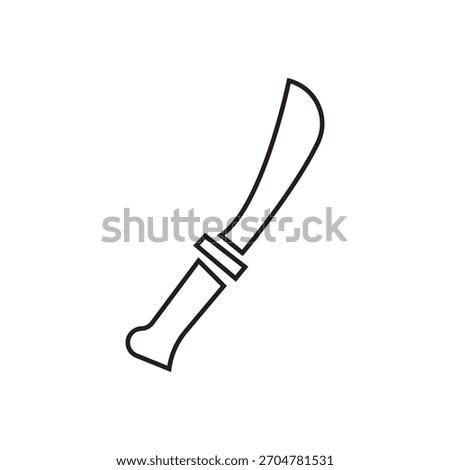 machete icon illustration element design
