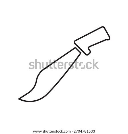 machete icon illustration element design
