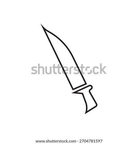 machete icon illustration element design