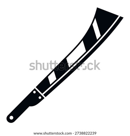 Machete icon representing a versatile cutting tool