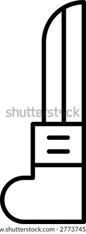 Machete Icon Vector Element line icon design vector icons