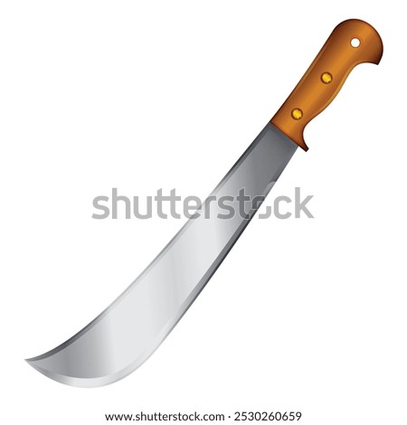 machete illustration at an angle