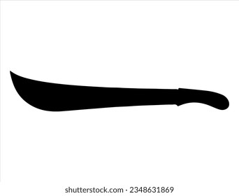 Machete-Messer-Silhouette-Vektorkunst