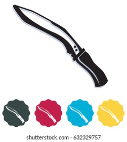 Machete - Kukri Illustration 