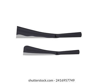 Un machete de fondo blanco.