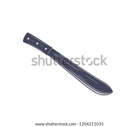 machete, vector illustration