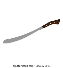 Machete vector isolated on white background