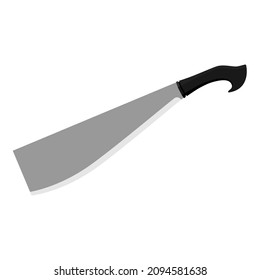 Machete Vektorgrafik einzeln auf weißem Hintergrund