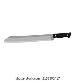 Machete Vektorgrafik einzeln auf weißem Hintergrund
