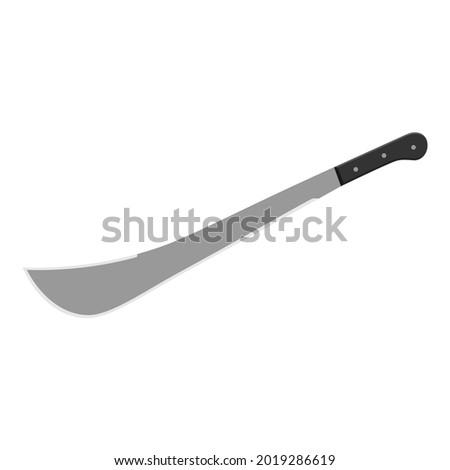 Machete vector isolated on white background